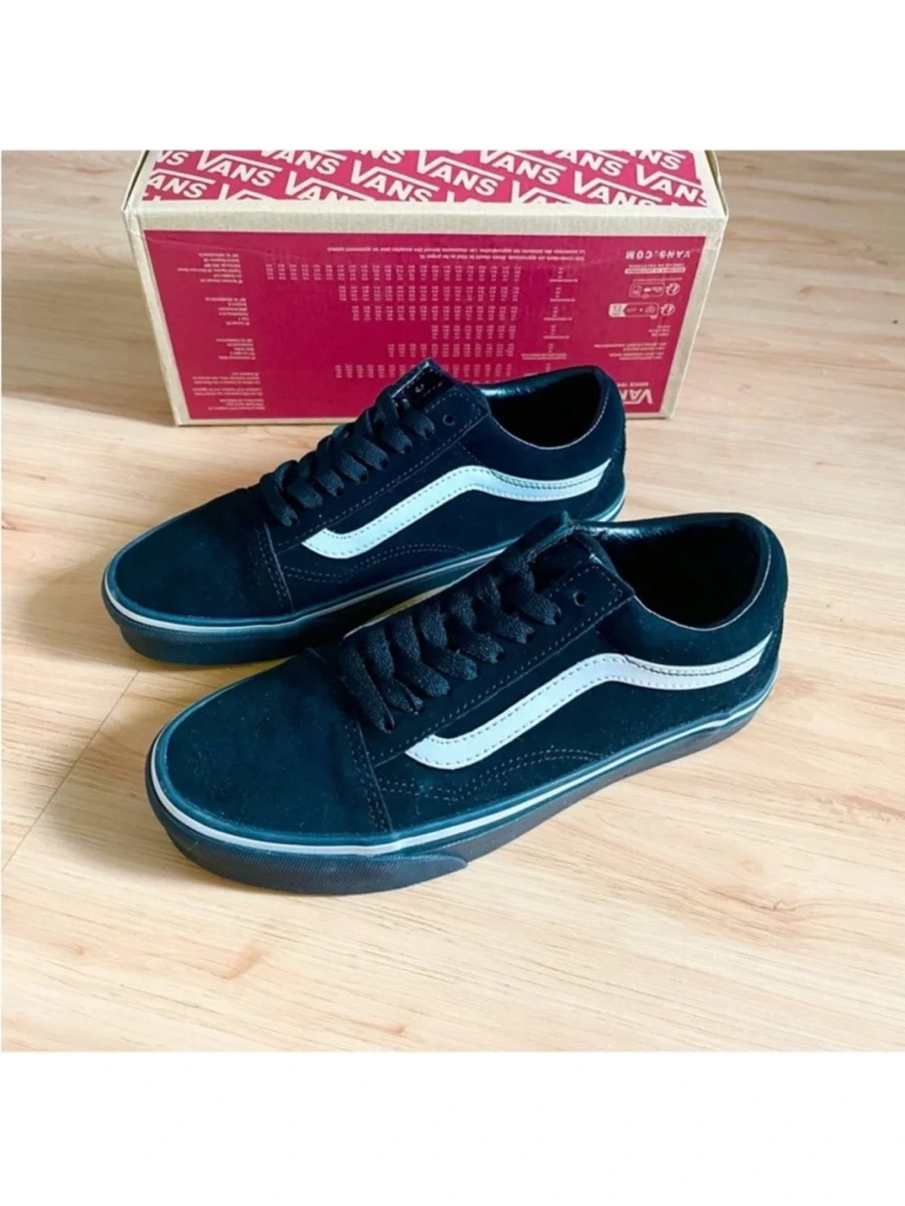 Vans Old Skool Metallic Black Women 8.0 US